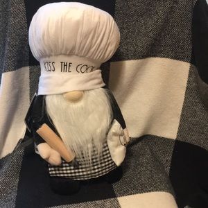 Cute Rae Dunn kiss the cook gnome